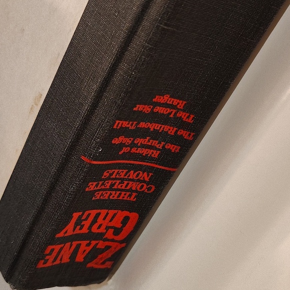 Zane Grey 3 complete novels in one book western hardback 1994 - Picture 6 of 8